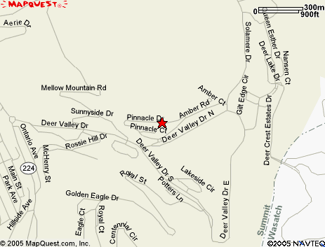 Deer Valley Vacation Rental - Location Map