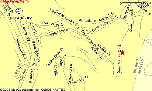 Deer Valley Vacation Rental - Location Map