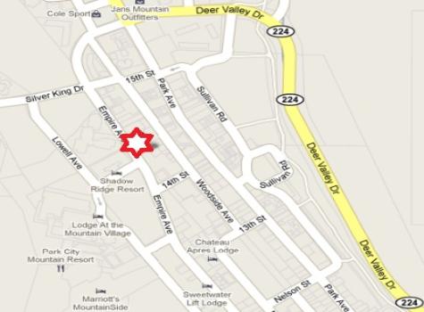 Park City Vacation Rental - Map
