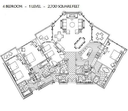 Park City The Canyons Vacation Rental - Escala Lodge Floor Plan