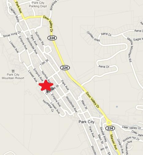 Park City Vacation Rental - Map