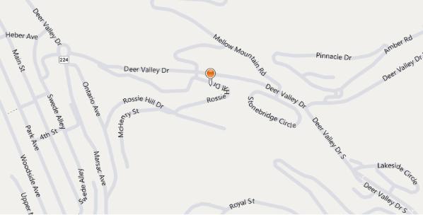 Park City Vacation Rental - Map