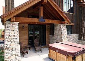 ParK City vacation rental - Silver Star exterior read deck and hot tub