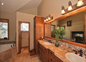 Solitude Vacation Rental - Master Bath