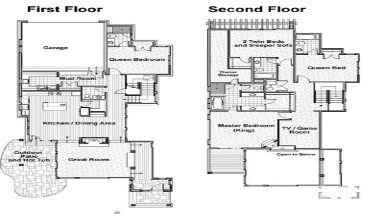Solitude Vacation Rental - Floor Plan