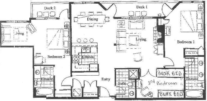 Solitude Vacation Rental - Floor Plan