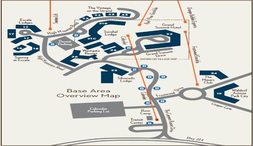 The Canyons Base Area Overview - Westgate