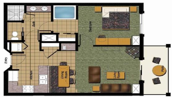 Park City Vacation Rental - Floor Plan