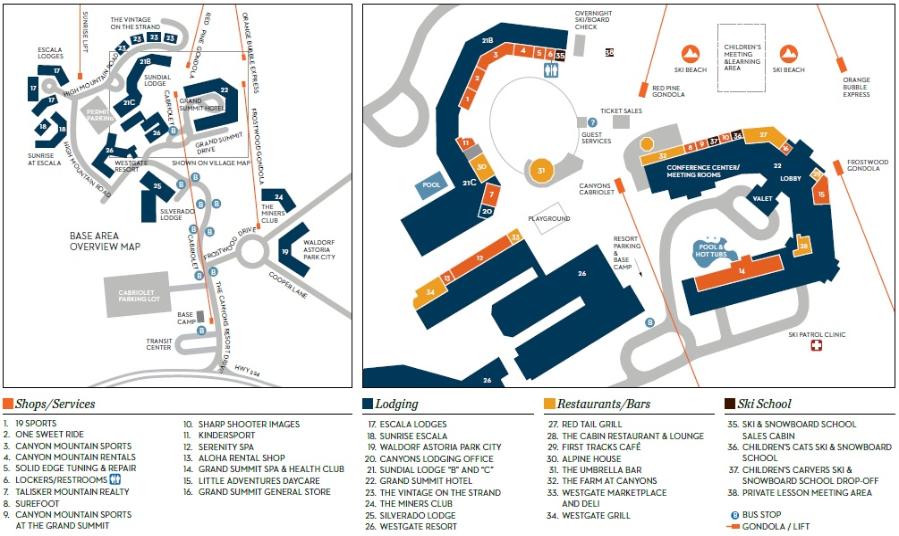 Vacation Rental at the Grand Summit at The Canyons - map