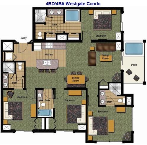 Park City Vacation Rental - Westgate 4BD/4BA