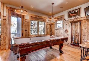 Park City Vacation Rental - Billiards Room